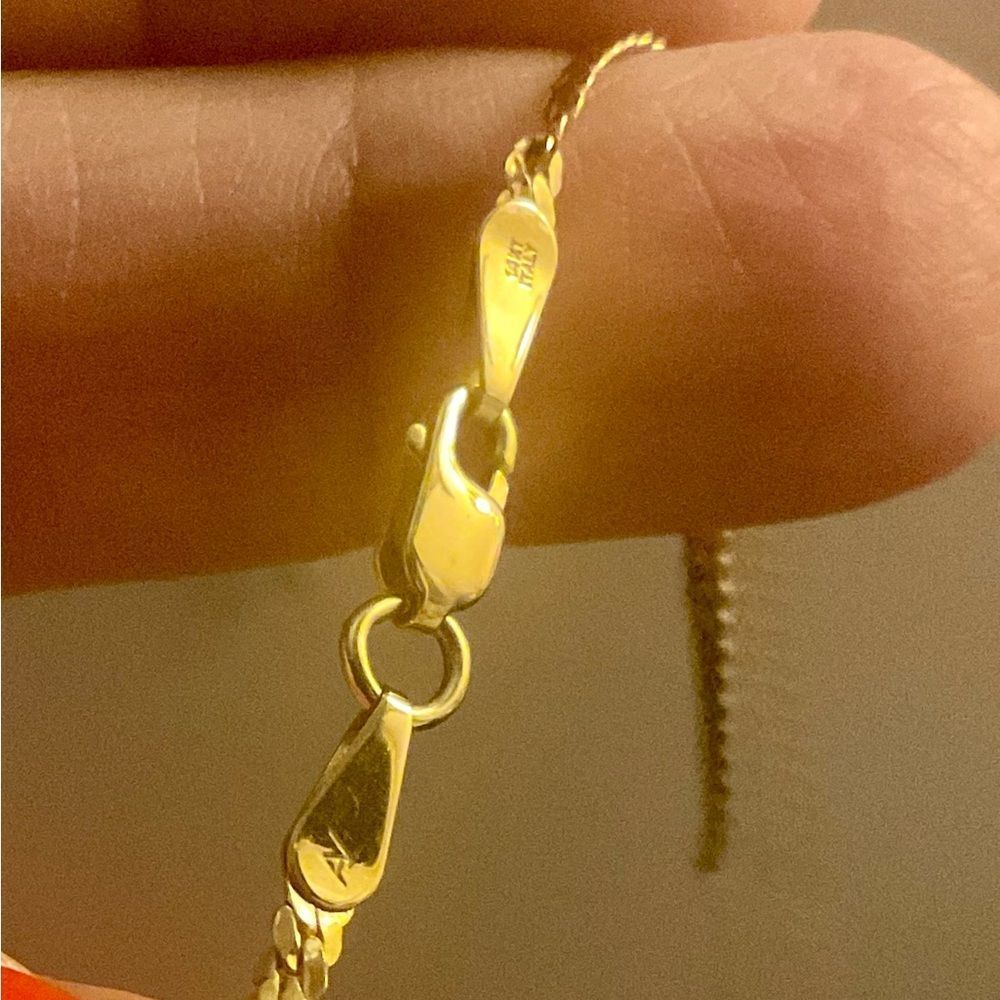 VTG 14k Yellow Gold *RARE* AV Alwand Vahan 🌺Opal🌺Diamond Necklace - Picture 10 of 12